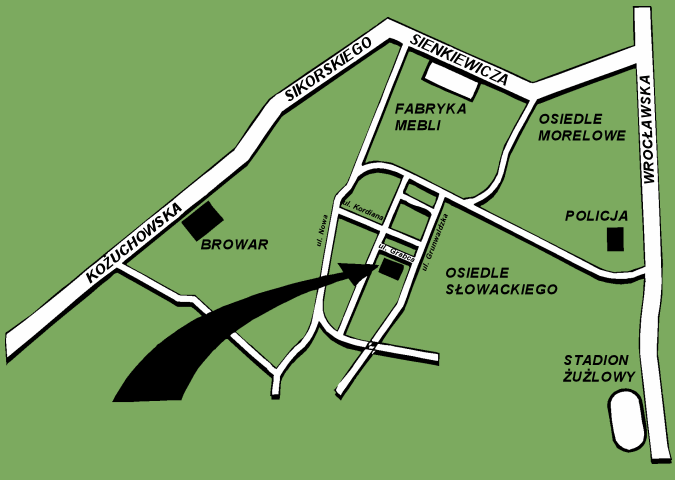 Radwag - mapa dojazdu